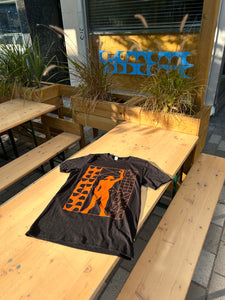 Système T-Shirt (Black with Orange Logo)